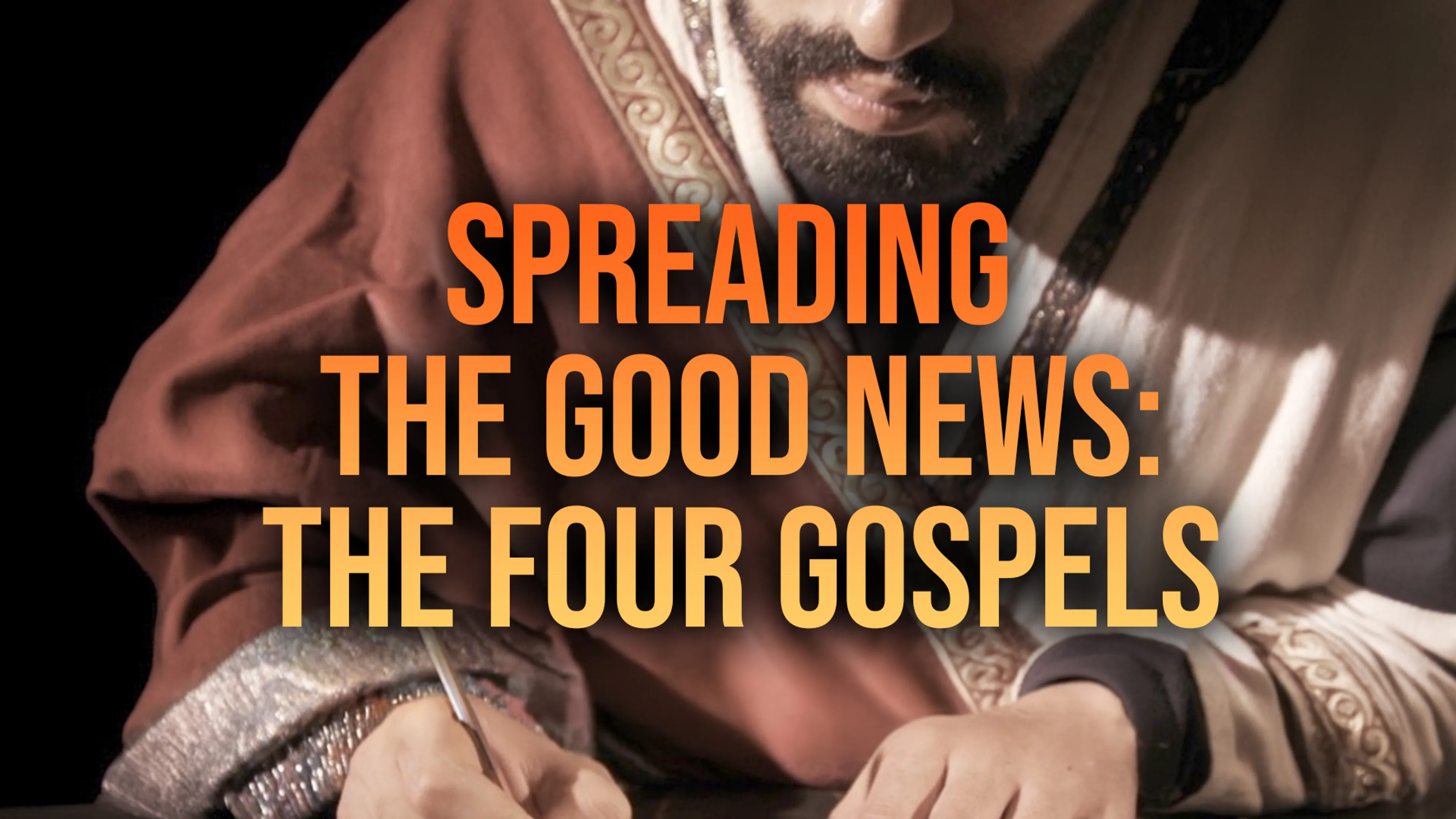 Spreading the Good News: The Four Gospels poster